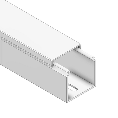 65-000-0 MODULAR SOLUTIONS PLASTIC CONDUIT 38MM X 38MM 45 GRAY 6.5'